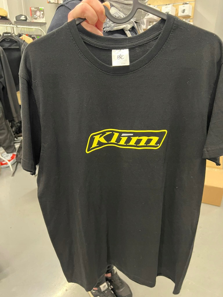T-Shirt z napisem Klim, grafika z tyłu, rozmiar M, Motomikołaje 2023!