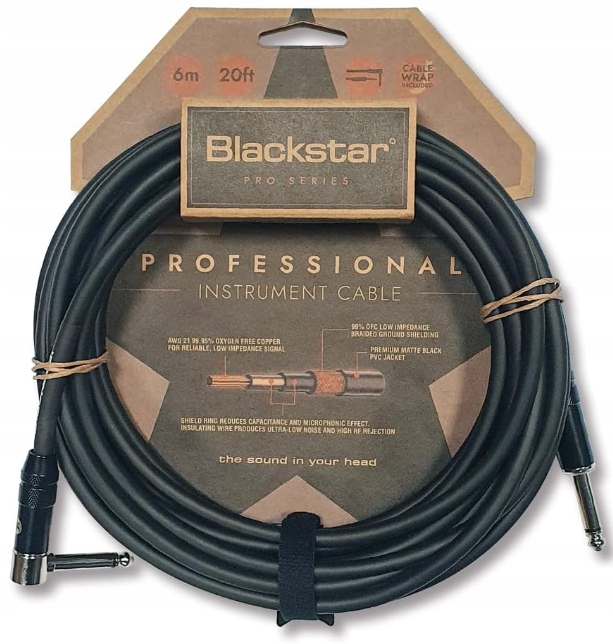 Blackstar Professional Cable 3m STR/ANG - Kabel