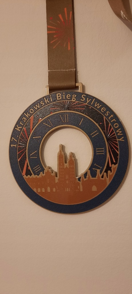Medal 17 Krakowski Bieg Sylwestrowy