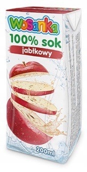 Wosanka 100% Sok Jabłkowy 24x200ml