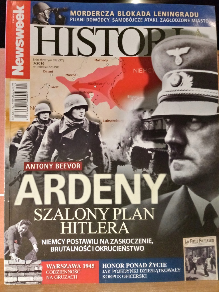 Newsweek Historia Ardeny szalony plan Hitlera 3-2016 / b