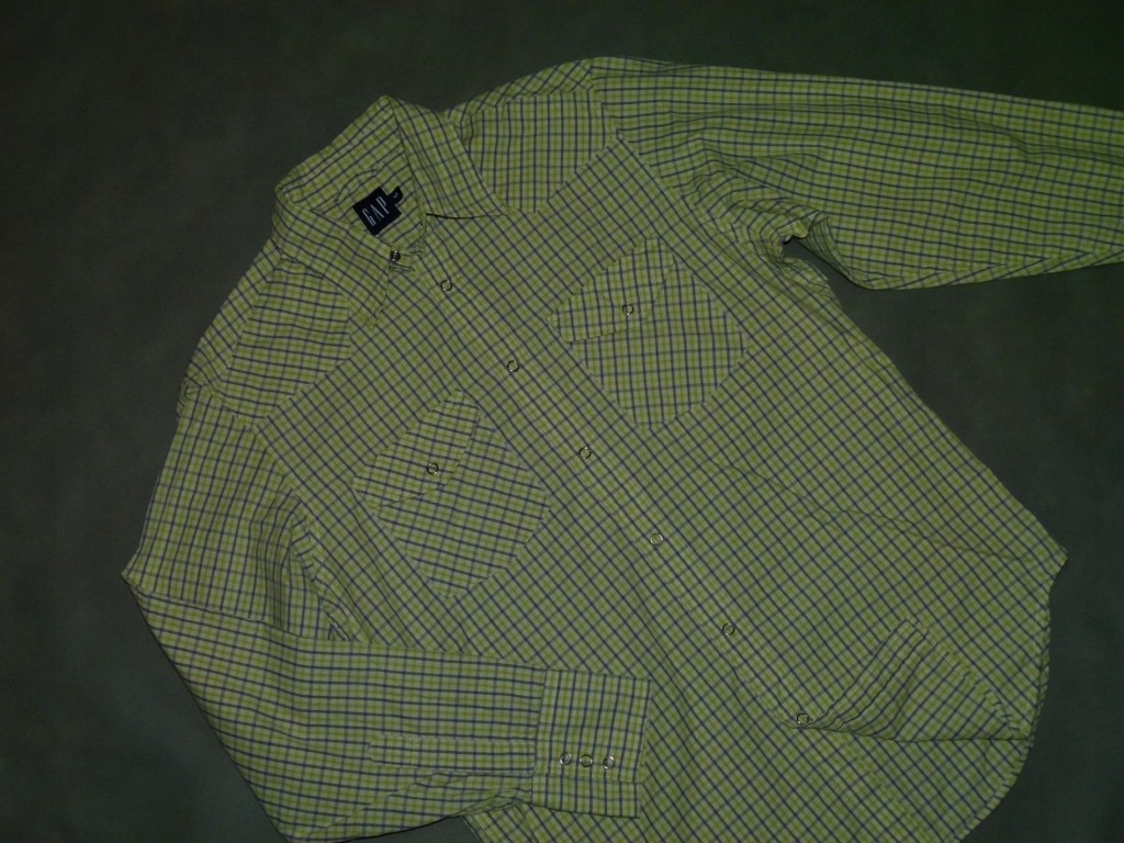GAP koszula kratka bawełna regular / S