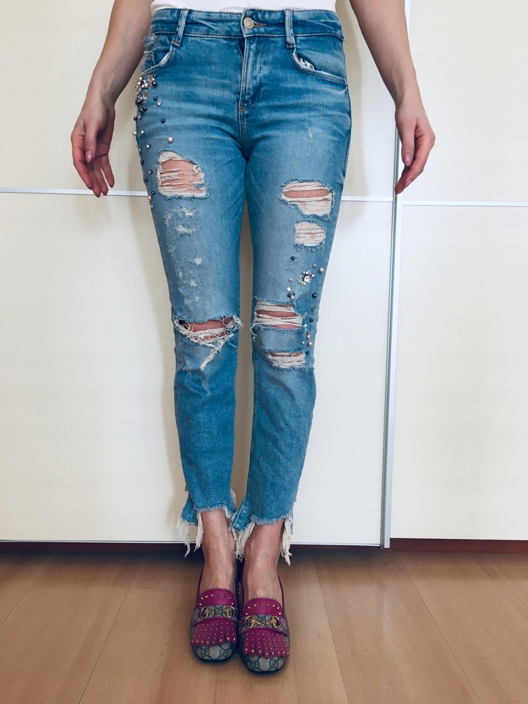 ZARA jeansy 36 (S) jak nowe must have