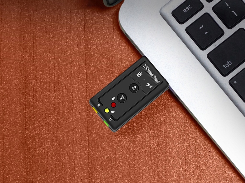 Купить ЗВУКОВАЯ КАРТА USB 7.1 РАЗЪЕМ ДЛЯ МИКРОФОНА НАУШНИКИ: отзывы, фото, характеристики в интерне-магазине Aredi.ru