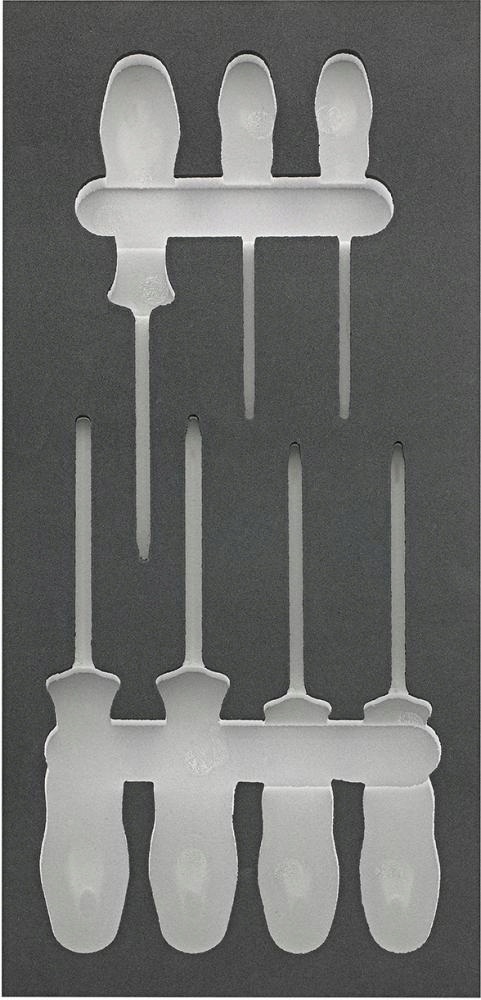 Moduł narzędziowy 1/3 Wkrętaki Torx pusty FORTIS