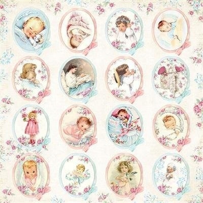 Papier Shabby Baby 30x30 - 07 Scrapbooking