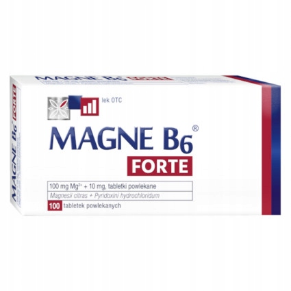 Magne B6 Forte 100 mg + 10 mg, 100 tabl.