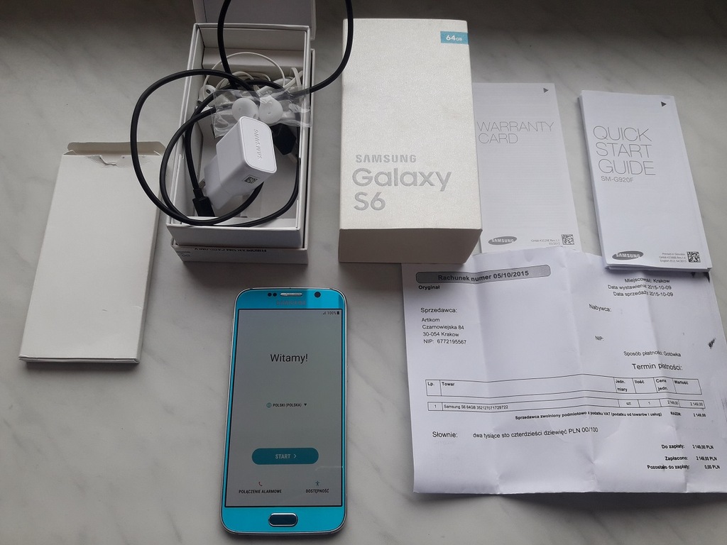 Samsung Galaxy S6 64GB Blue Topaz