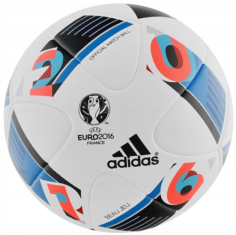Kolekcjonerska piłka adidas nożna Euro 2016 Official Match Beau Jeu 5
