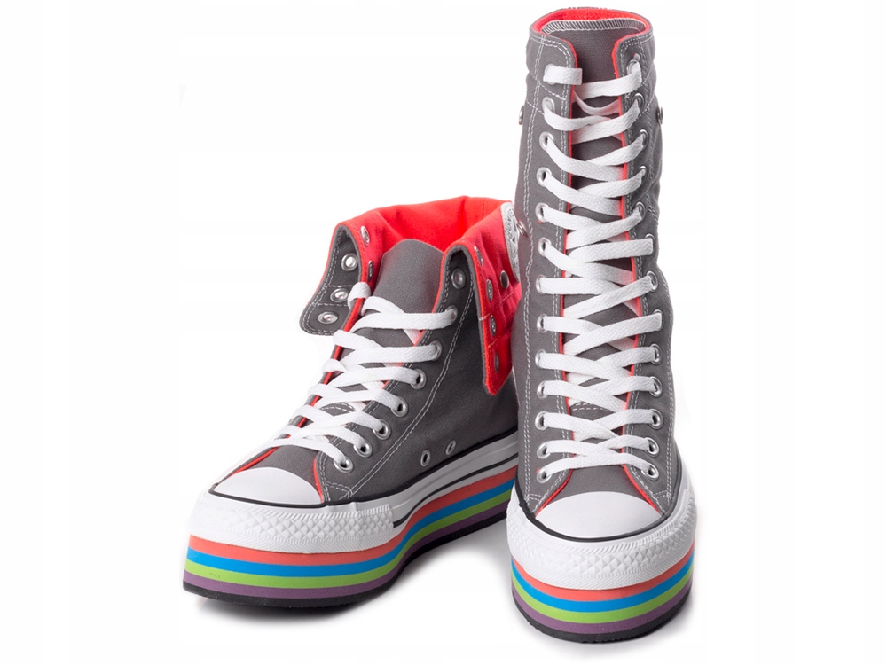 Wysokie Trampki Converse na Platformie 540267C