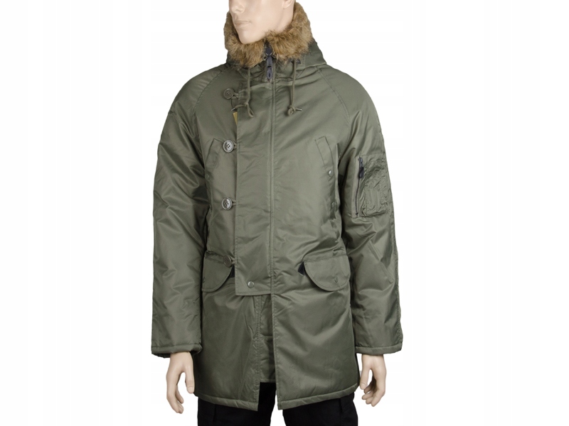 Kurtka Parka ALASKA N3B Teesar olive L PROMO%%%