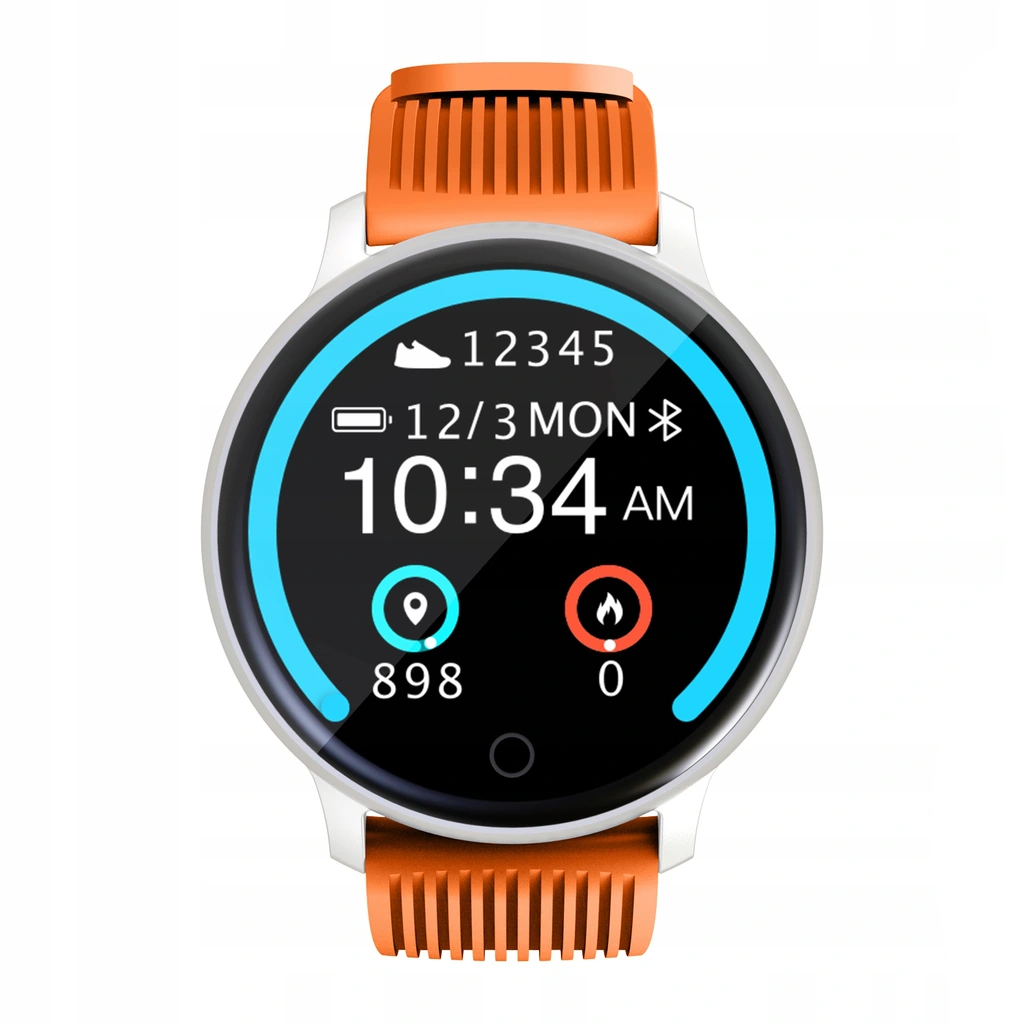 Smartwatch zegarek Lenovo Blaze HW10H Pomarańczowy