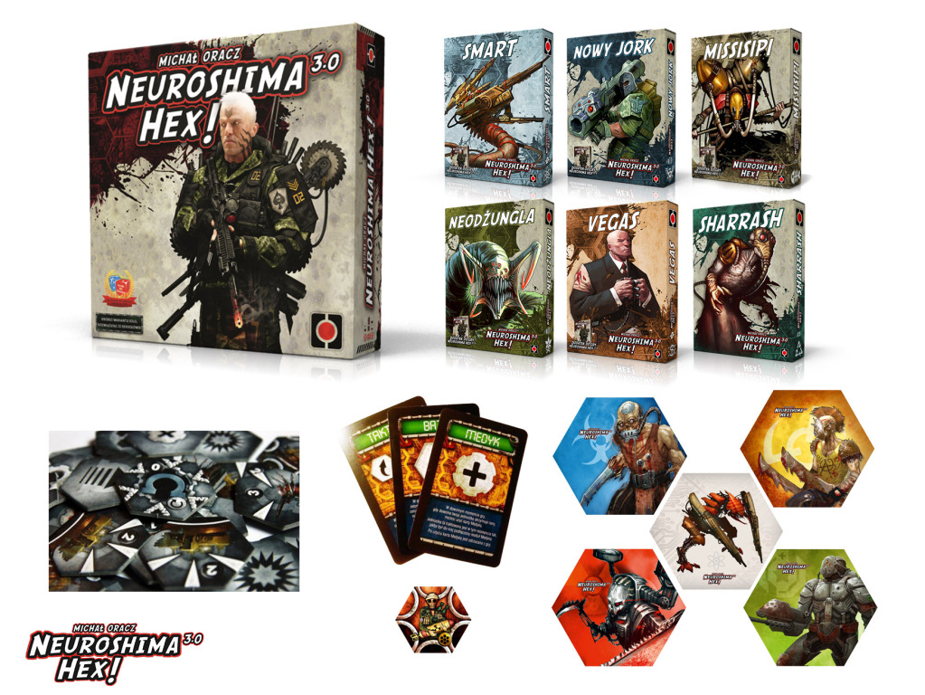 PORTAL GAMES - zestaw Neuroshima Hex 3.0 + dodatki