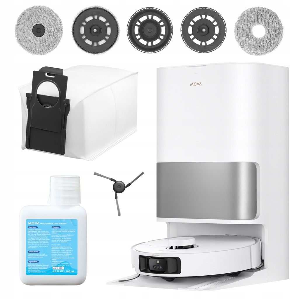 ROBOT Z MOPOWANIEM DREAME MOVA P10 PRO ULTRA 2W1 Po jednej prezentacji