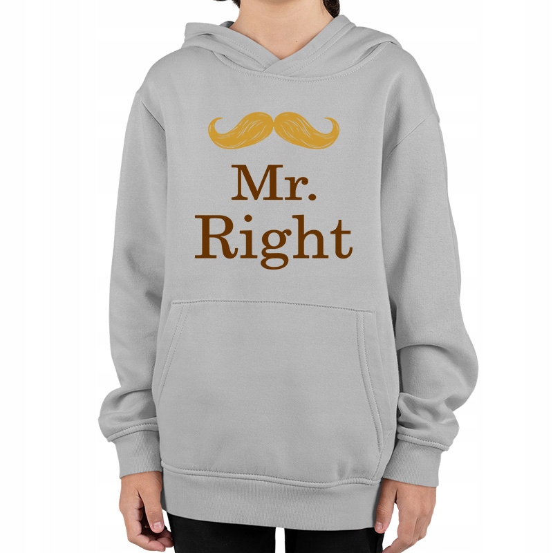 bluza z kapturem walentynki Mr right uczucie