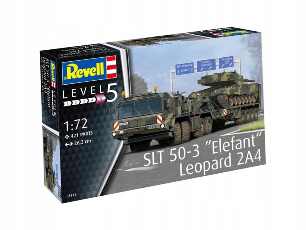 MODEL PLASTIKOWY SLT 50-3 ELEFANT + LEOPARD 2A4