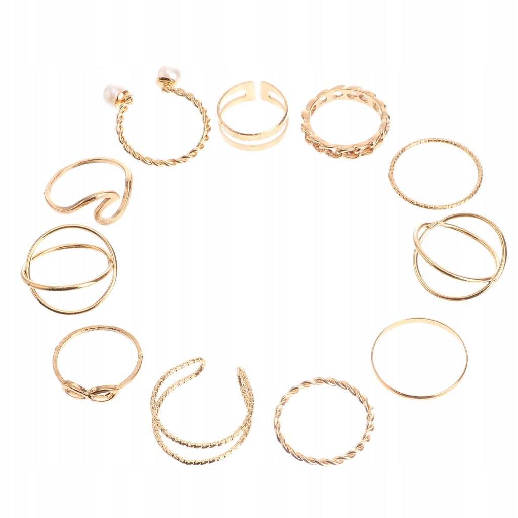 ZŁOTE REGULOWANE OBRĄCZKI NA ELEGANCKIE DEKORACJE