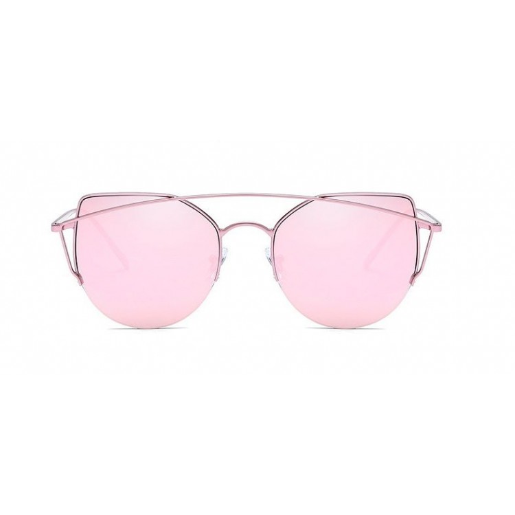 Okulary przeciwsłoneczne w różowym kolorze