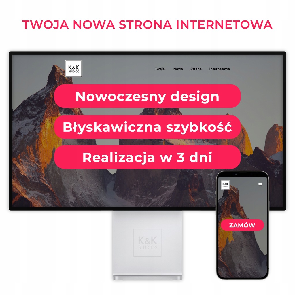 Strona Internetowa WWW Responsywna, SSL, Logo, SEO