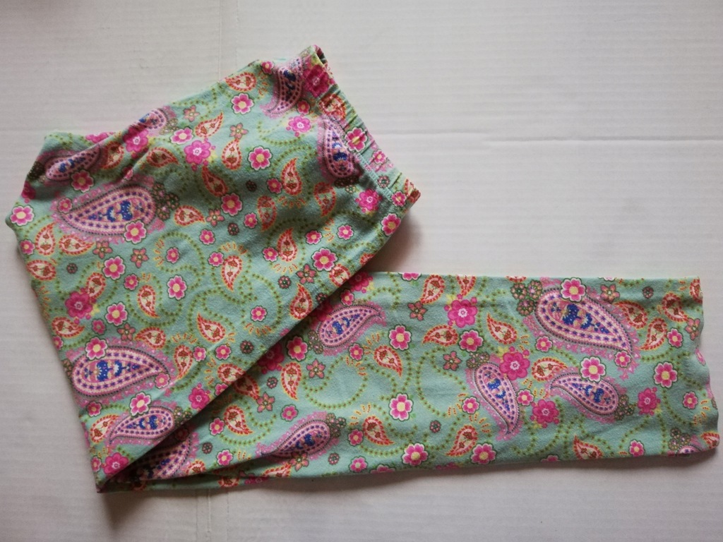 BENETTON kolorowe legginsy rozm. 152