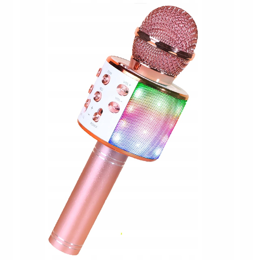 MIKROFON KARAOKE DLA DZIECI BEZPRZEWODOWY Z BLUETOOTH