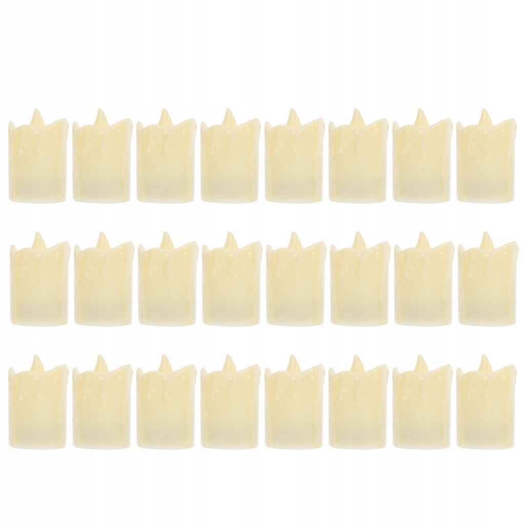 SPECIAL CANDLE LAMP WHITE CANDLES LED CANDLE LIGHTS FLAMELESS LIGHT 24 PCS
