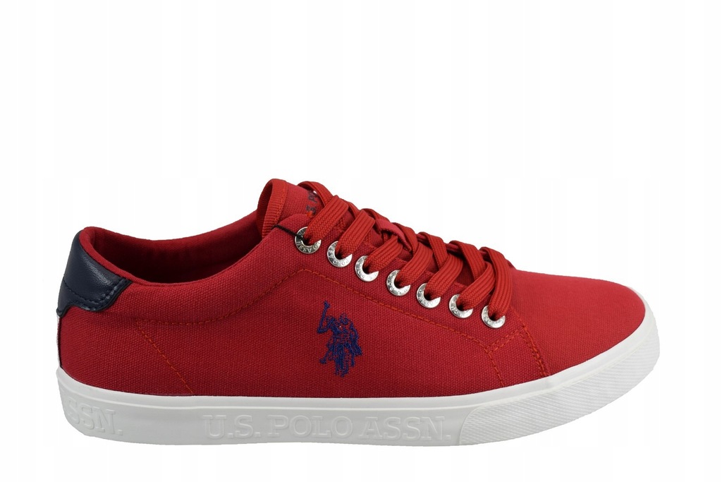 Trampki U.S POLO ASSN - MARCS4082S0/CY1 czerwony 4