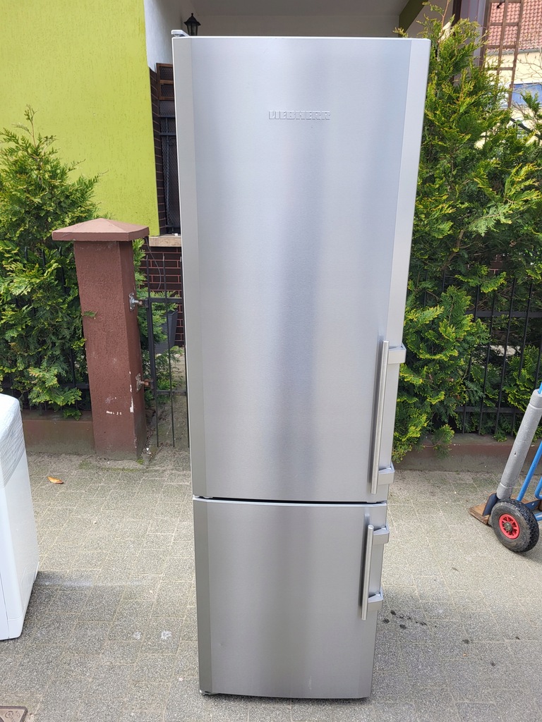 LODÓWKO-ZAMRAŻARKA LIEBHERR CNPEF 4033 200cm STAN BDB INOX NO_FROST