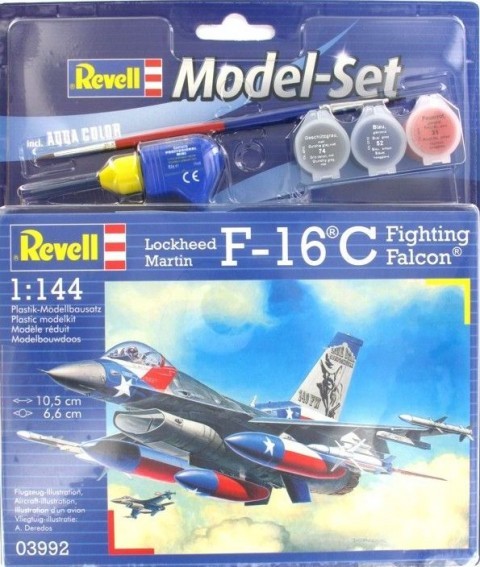 Revell F-16 C Revell model i zestaw farb