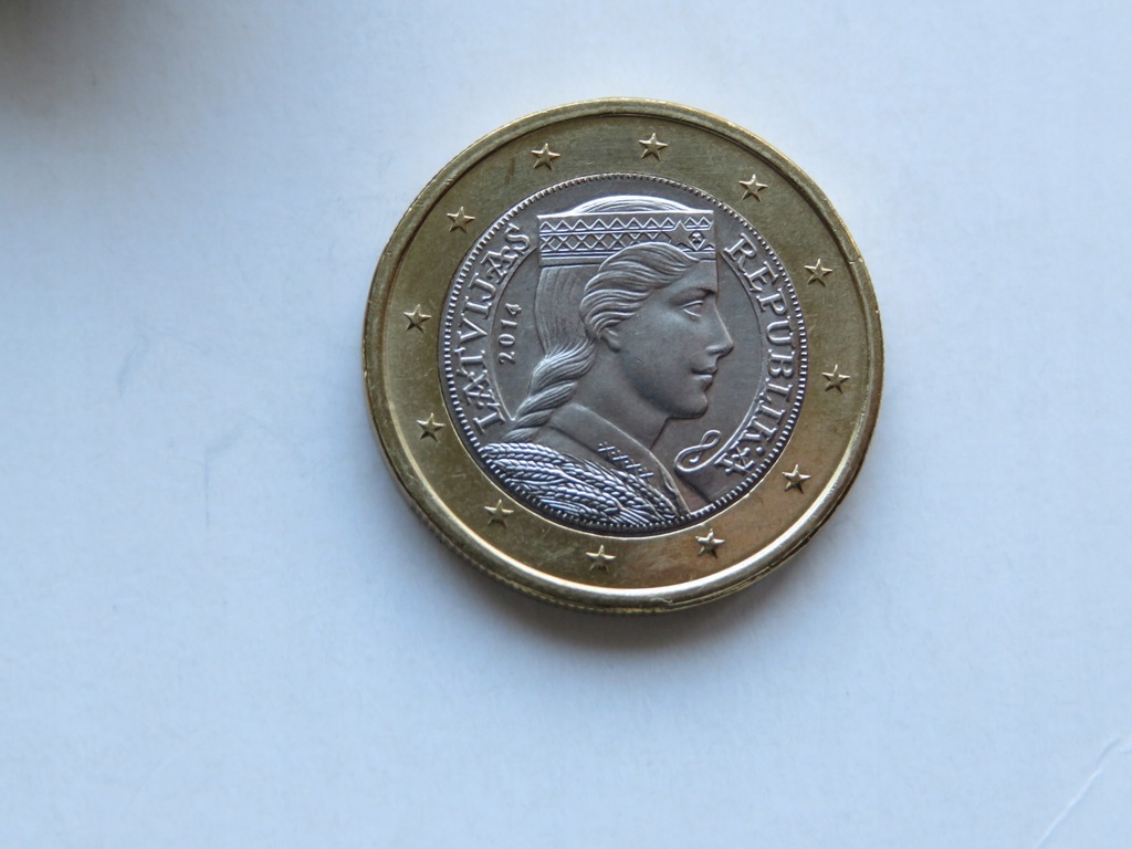 Łotwa - 1 euro 2014
