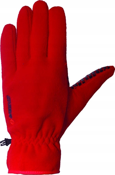Rękawiczki zimowe polarowe Chiba 50603 czerwone XS