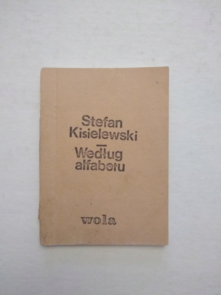 WEDŁUG ALFABETU Stefan Kisielewski