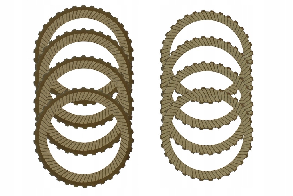 Zestaw tarcz ciernych sprzęgła MPS6/6DCT450 do 6-biegowej skrzyni biegów
