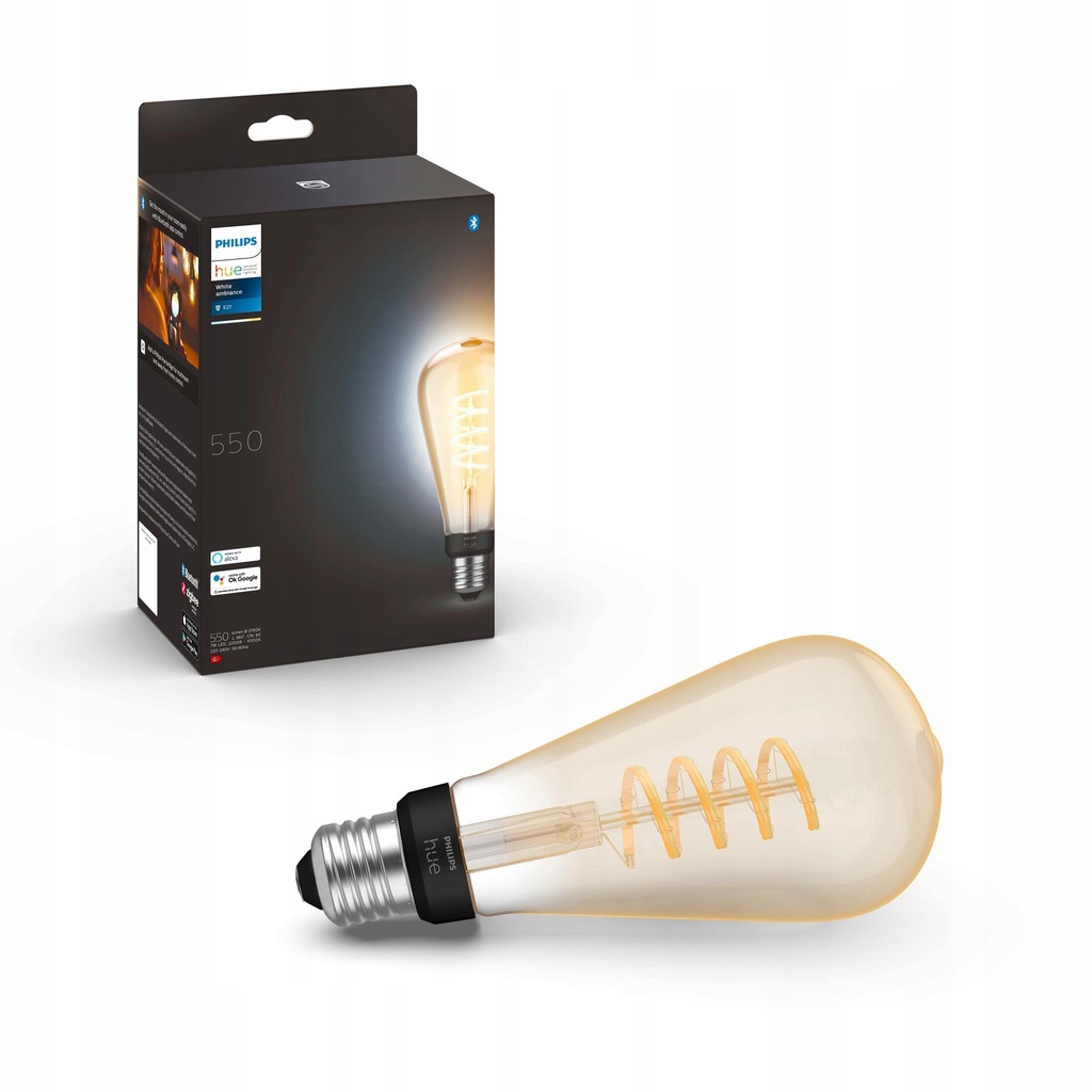 Philips 1-pack ST72 E27 Filament Edison