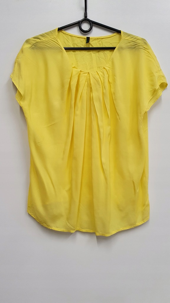 Bluzka koszulka damska BENETTON żółta