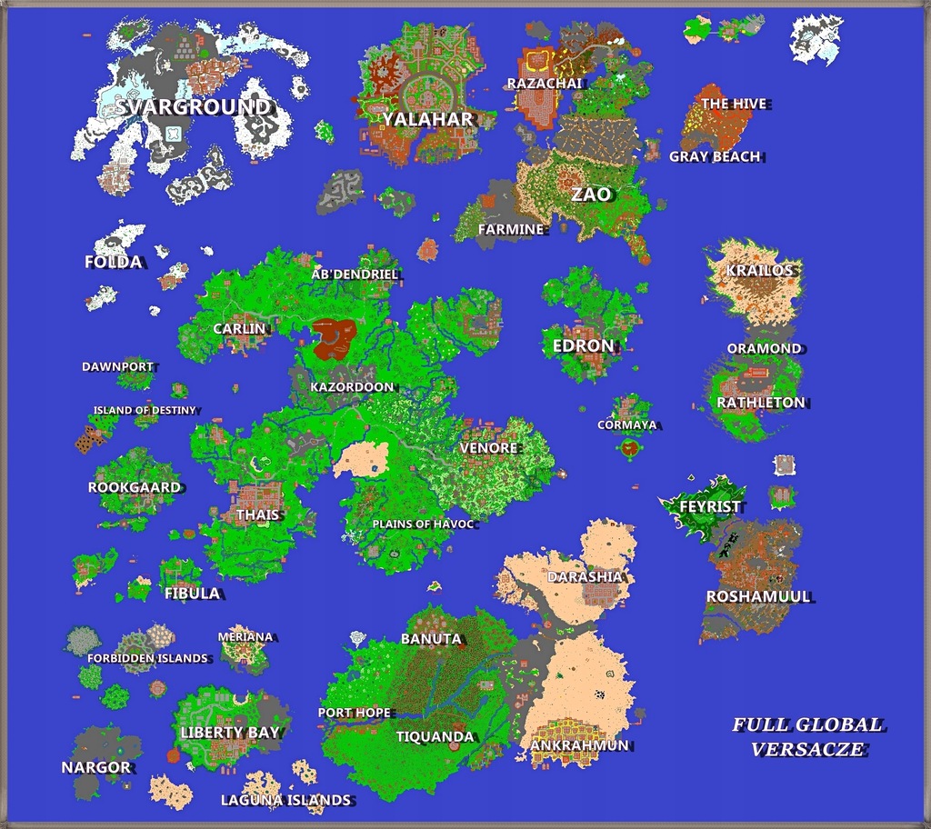 TIBIA OTS 11 REAL MAPA TIBIA COINS,