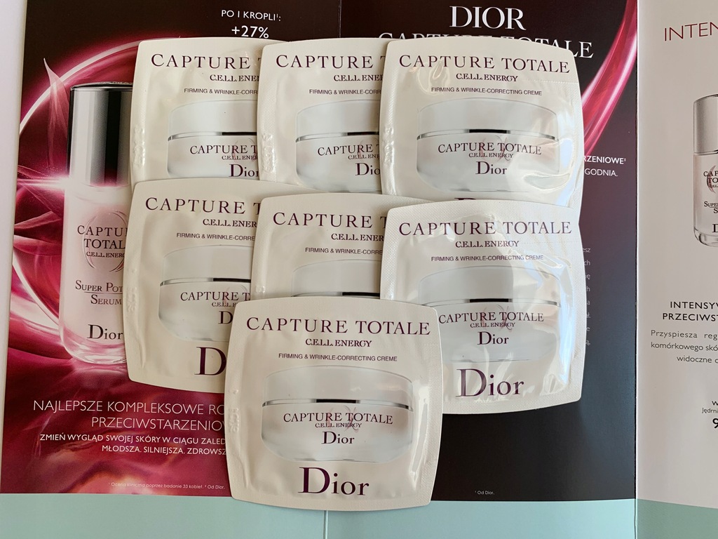 Dior CATURE TOTALE próbka 1,5 ml x 7 krem 10,5 ml