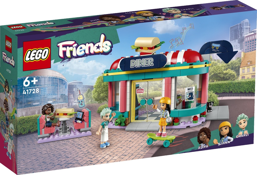 LEGO Friends - Bar w śródmieściu Heartlake 41728