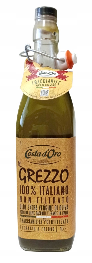 Costa d'Oro Il Grezzo Oliwa niefiltrowana 1L