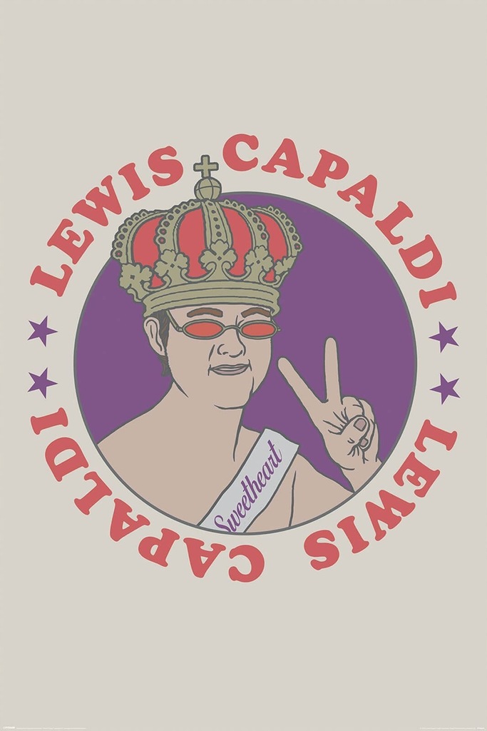 Lewis Capaldi Sweetheart - plakat 61x91,5 cm
