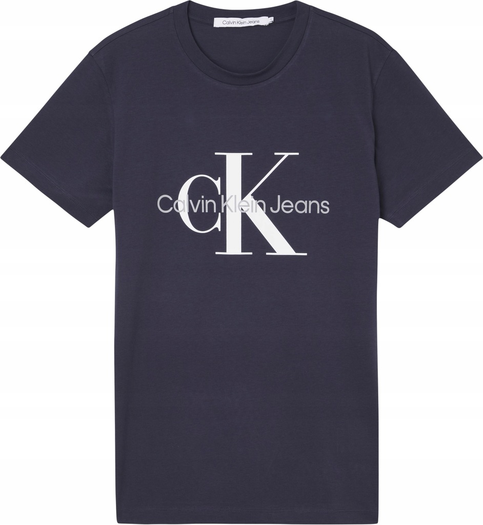 CALVIN KLEIN KOSZULKA MĘSKA CORE MONOGRAM NAVY r.L