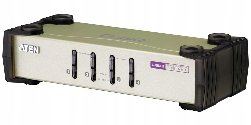 Przełącznik Aten CS84U-AT KVM 4-portowy PS2/USB V