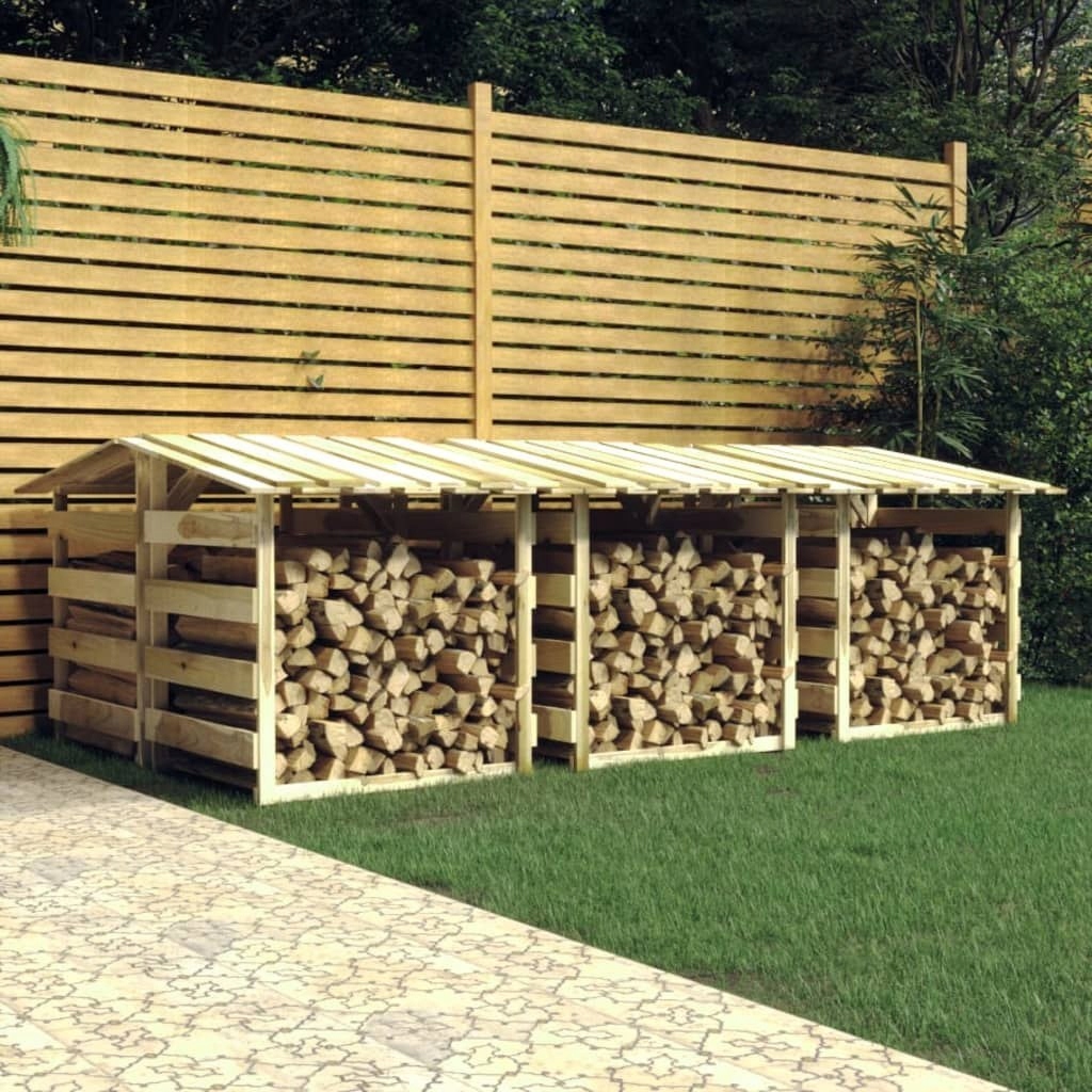 Pergole ogrodowe z daszkiem, 6 szt., 100x90x100 cm, sosnowe