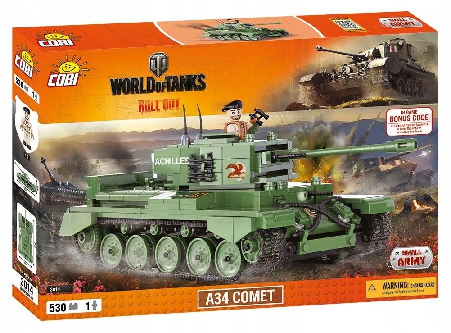 COBI KLOCKI Armia World Of Tanks A34 Comet