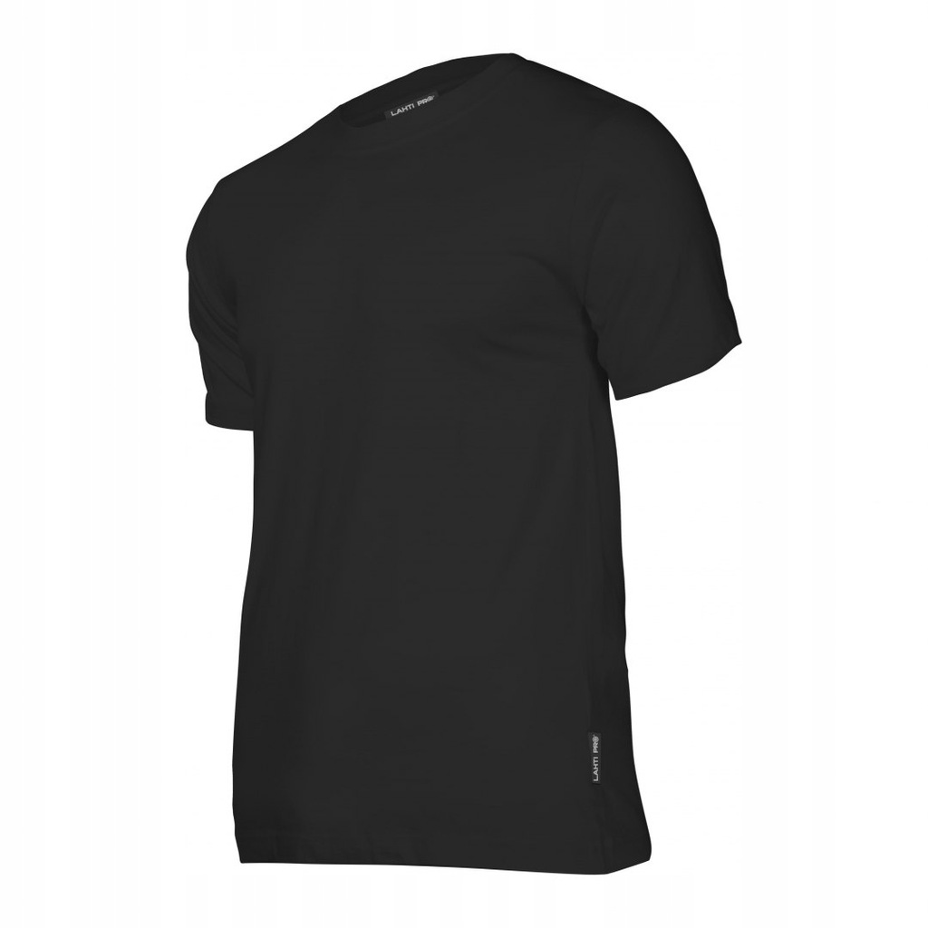 Koszulka t-shirt 180g/m2, czarna, "l",