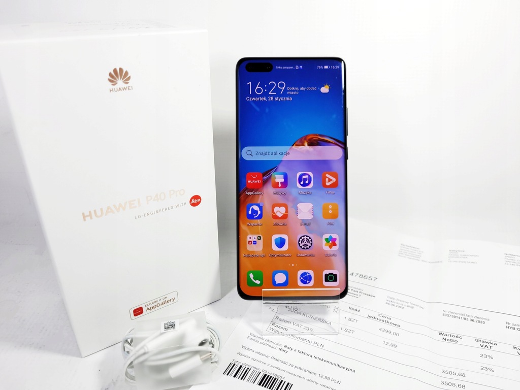 Smartfon Huawei P40 Pro 8 GB / 256 GB czarny