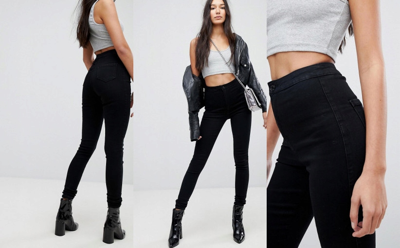 V3E302*MISSGUIDED TALL JEANSY DAMSKIE RURKI 42 U00