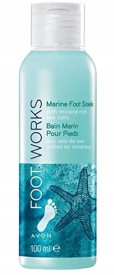 AVON FOOT WORKS KĄPIEL DO STÓP Z SOLĄ MORSKĄ 12039