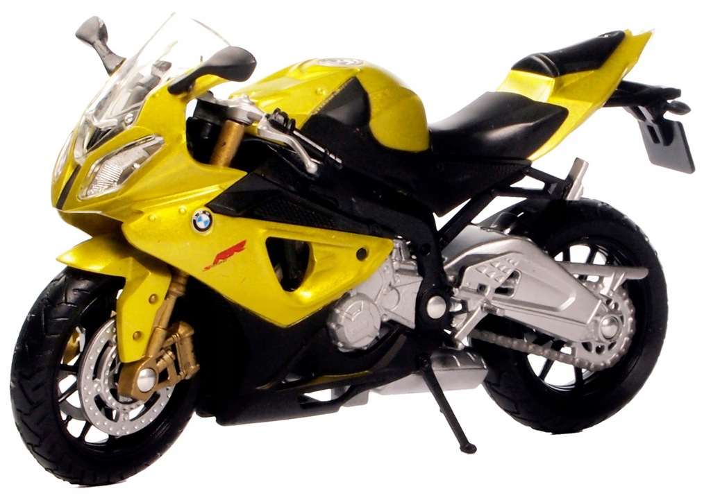 MOTOR MOTOR BMW S 1000RR WELLY 1:18 ŚCIGACZ METAL