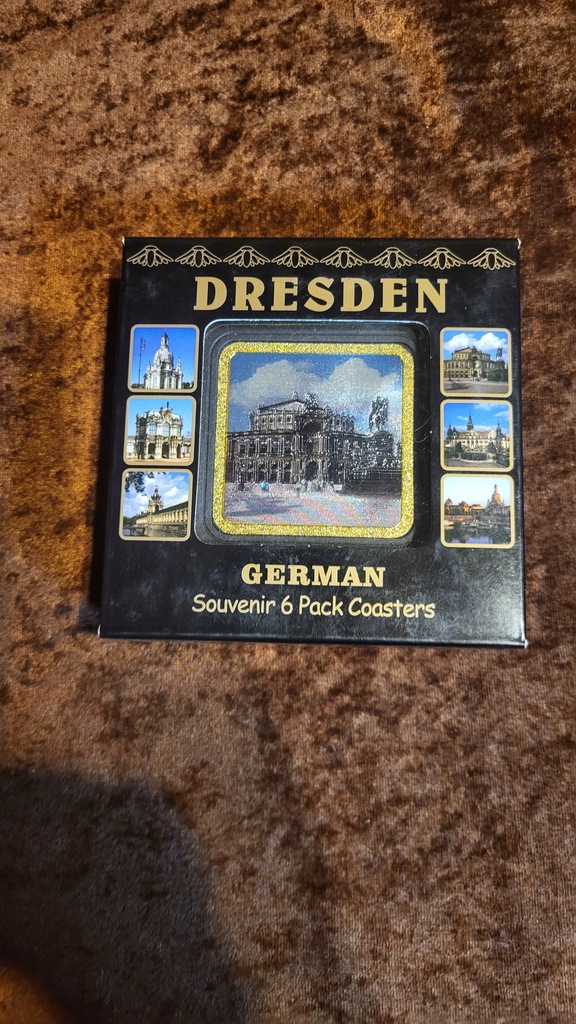 6 podkładek pod szklanki - "Drezno"